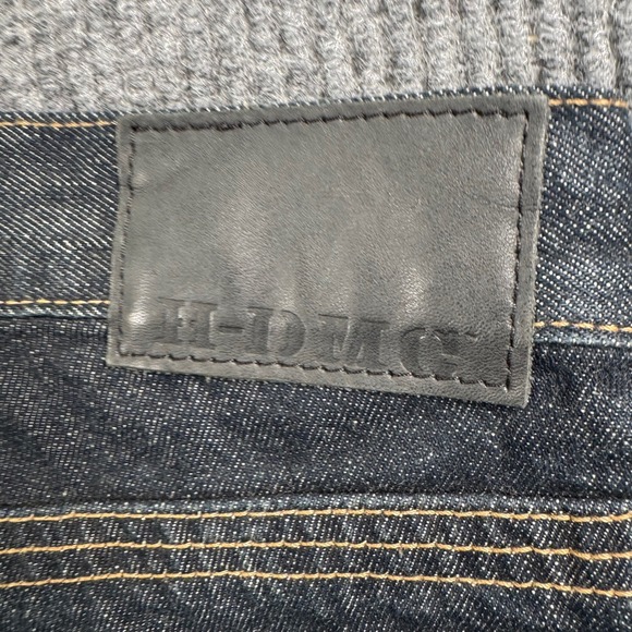 Harley Davidson Y2K Biker Moto Jean Dark Wash Straight Leg Denim Americana 30x30 - Picture 7 of 16